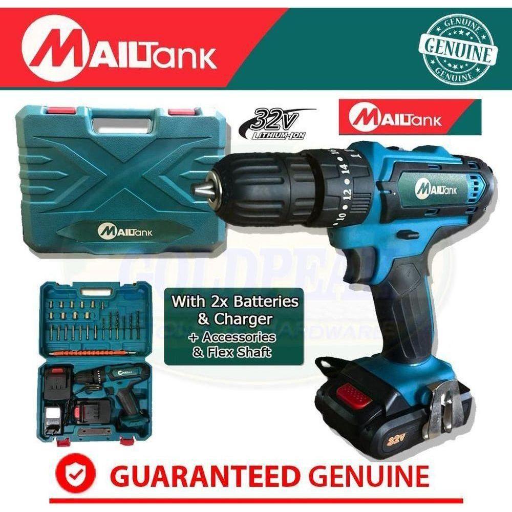 Mailtank SH190 Cordless 32V Hammer Drill / Driver - Goldpeak Tools PH Mailtank Mailtank SH190 Cordless 32V Hammer Drill / Driver - Goldpeak Tools PH Mailtank